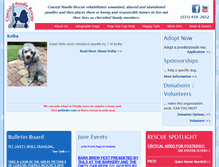 Tablet Screenshot of coastalpoodlerescue.org